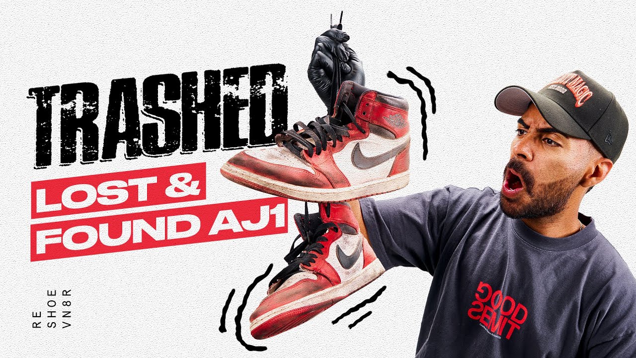 Restoring TRASHED Air Jordan 1's Lost and Found