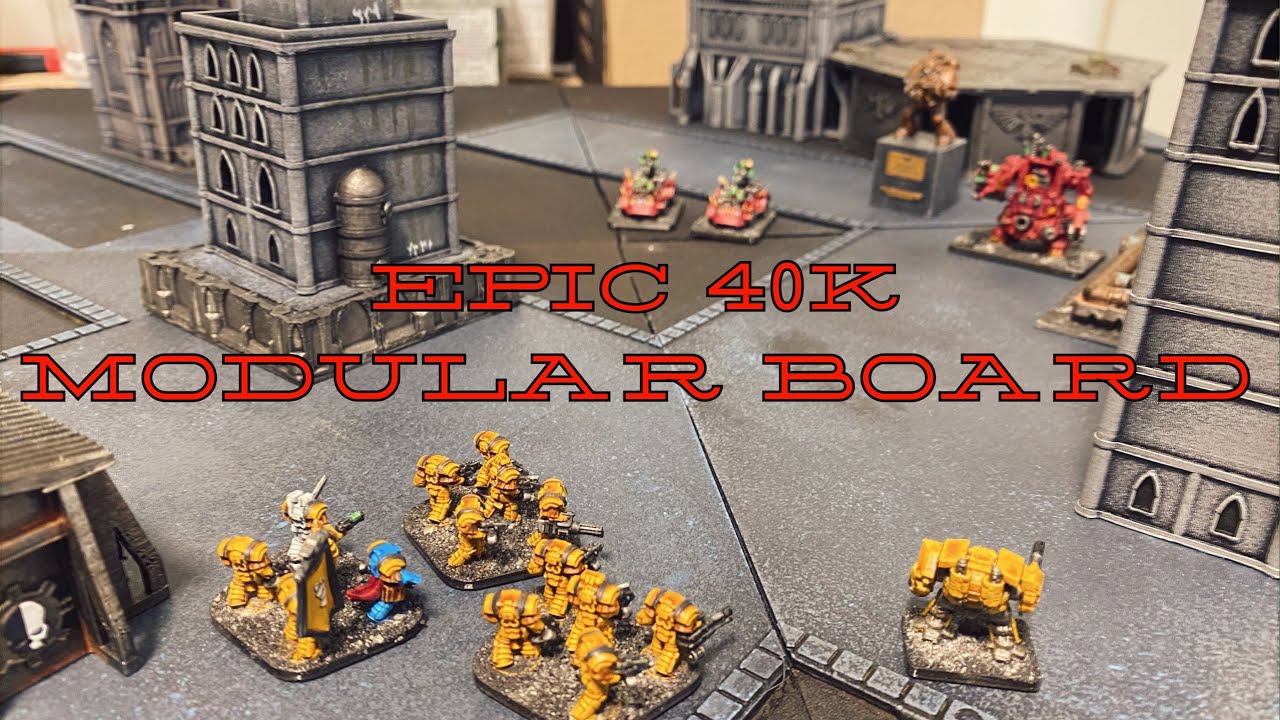 Epic 40K/legion imperialis gaming table: painting, weathering, 3D printing (Adeptus Titanicus)