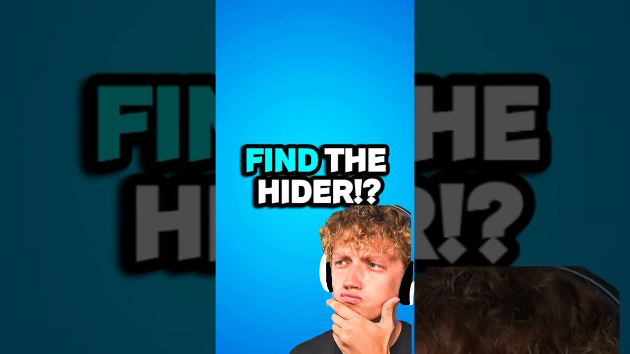 Find The Hider!🔥👀#fortnite #fortniteclips #fortnitebattleroyale #find #hideandseek #shorts #fyp