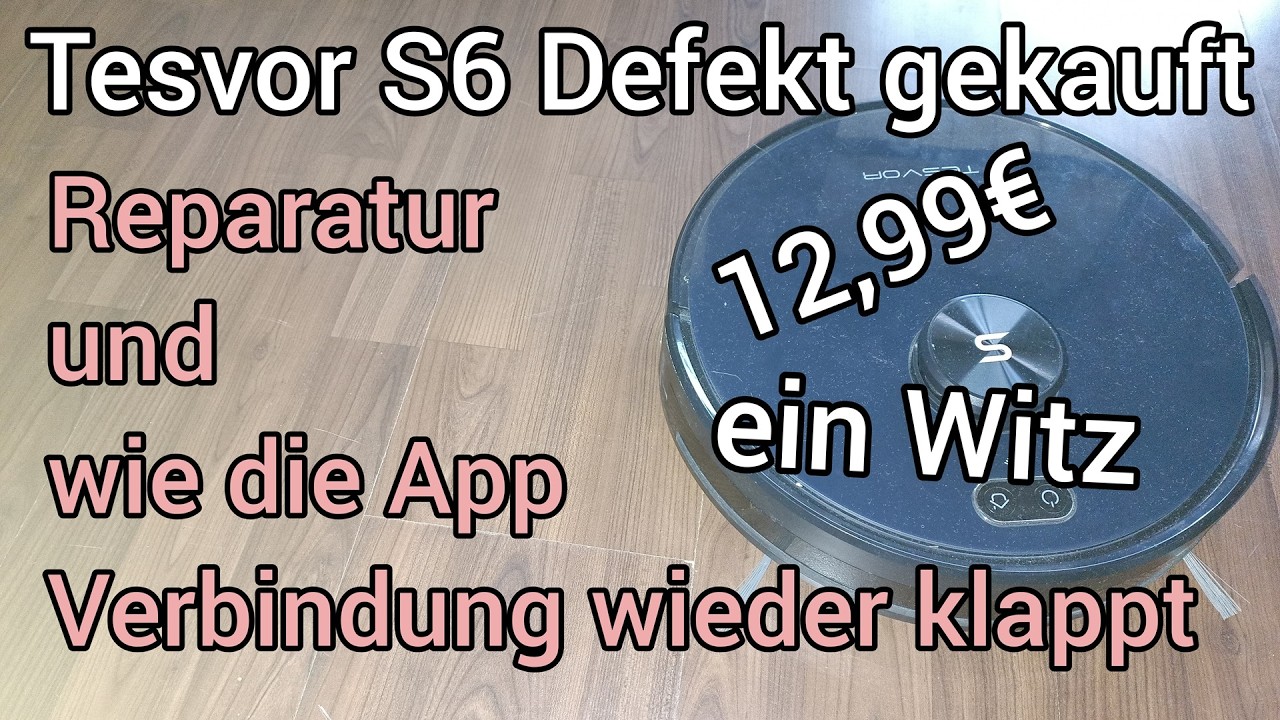 Tesvor S6 Defekt gekauft | Mit anderer Firmware wieder in der App nutzbar
