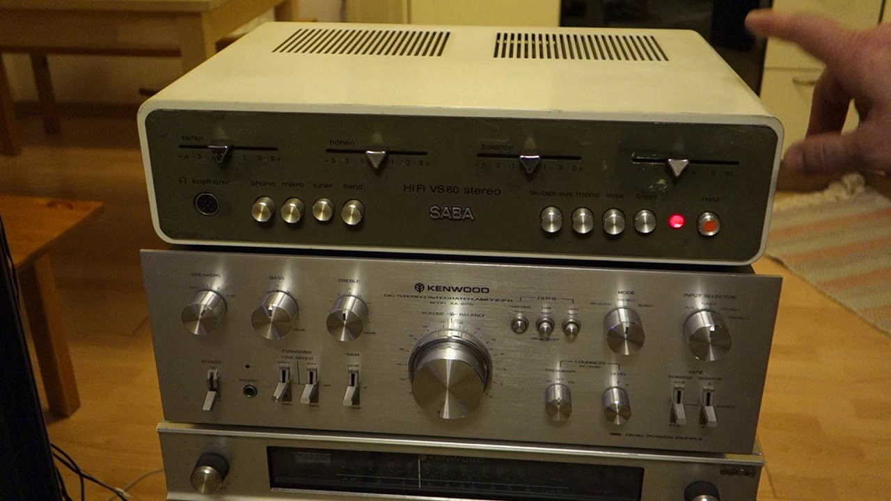 Saba Hi Fi VS 80 Stereo & Grundig HiFi-Lautsprecher-Box 80&Philips CD-650
