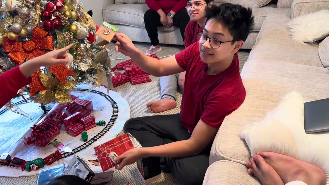 My Indonesian Stepsons’ first Christmas in America! so glad we all are together this holiday season!