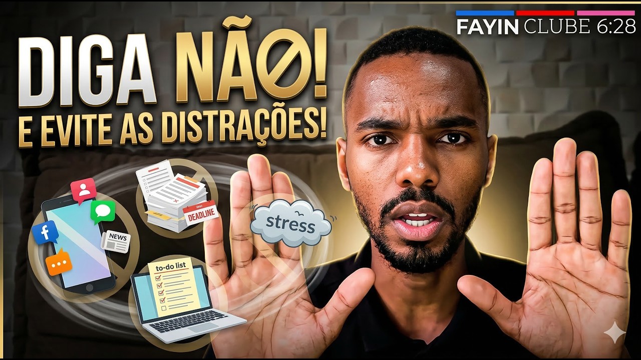 DIGA NÃO E EVITE AS DISTRAÇÕES | CLUBE 6e28 - ROGER PATRIC BR