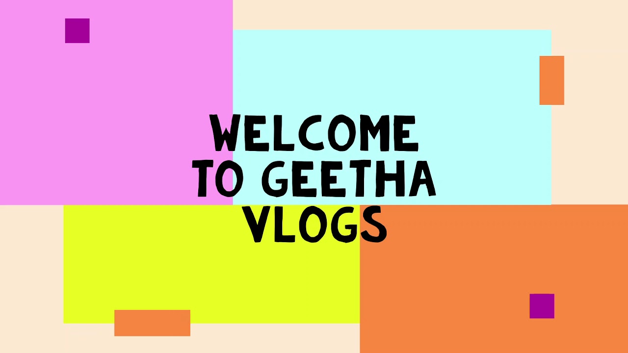 Welcome to Geetha Vlogs!