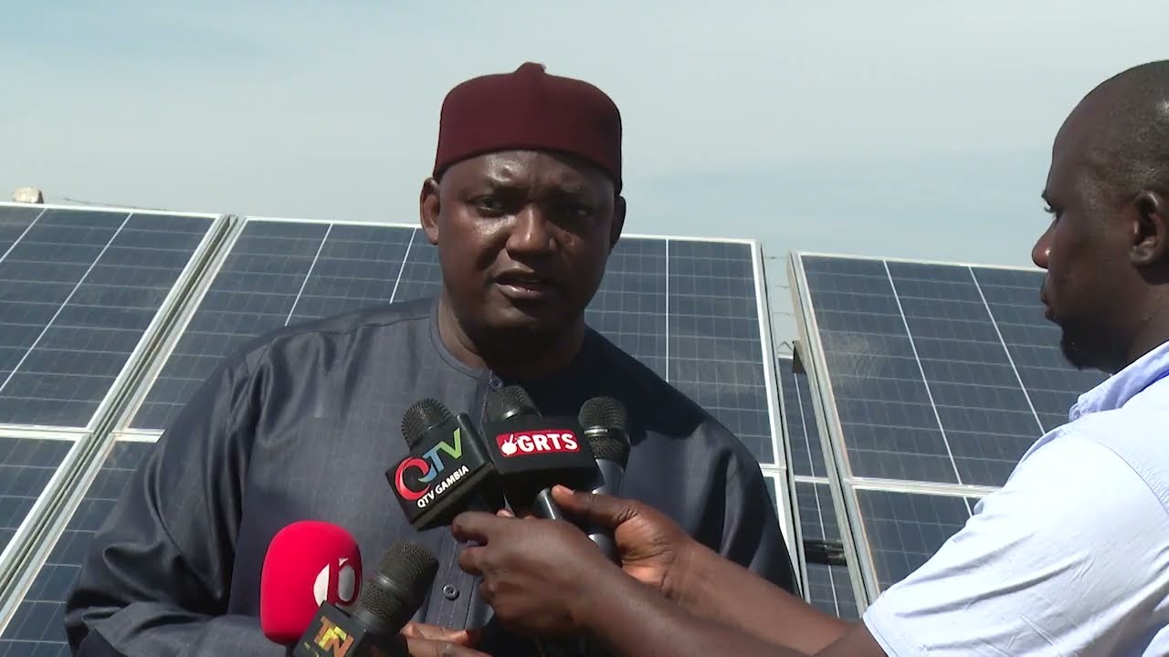 Meet the people tour: President barrow inaugurates three water projects