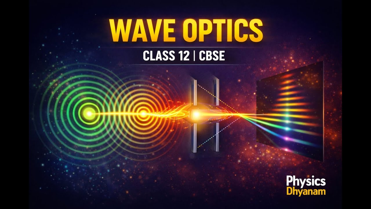 Class 12 Physics Crash Course | Wave Optics | Physics Dhyanam