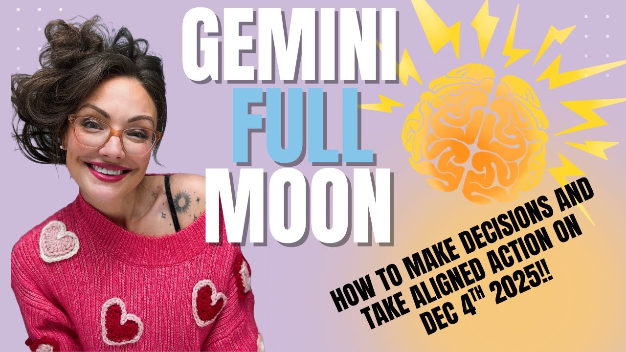 Gemini Full Moon 2025: A Massive Shift in Perspective | Mercury Insights & Mindset Reset