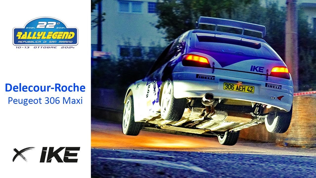 Francois Delecour al Rallylegend 2024: Peugeot 306 MAXI di Ike Racing