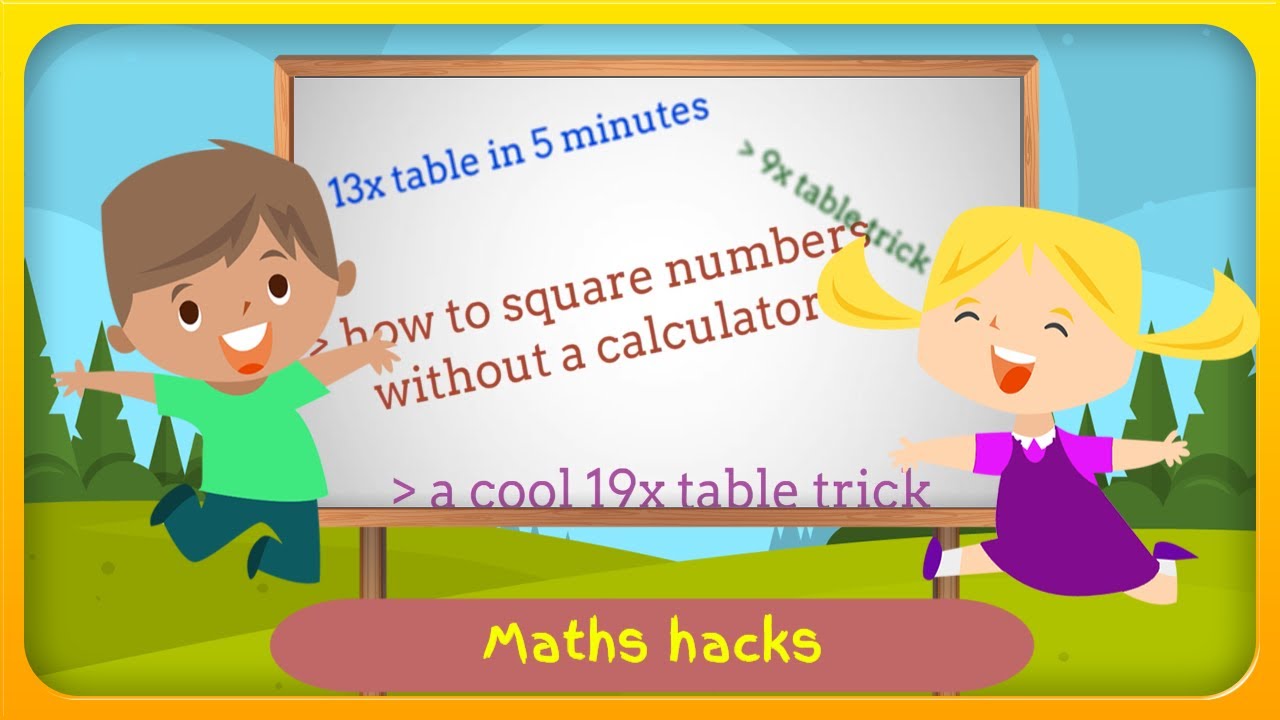 Maths hacks