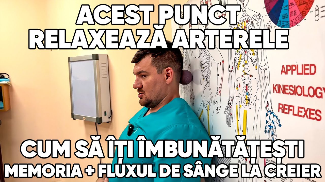 Flux cerebral +150% apăsând acest punct: memorie mai bună în 2 min