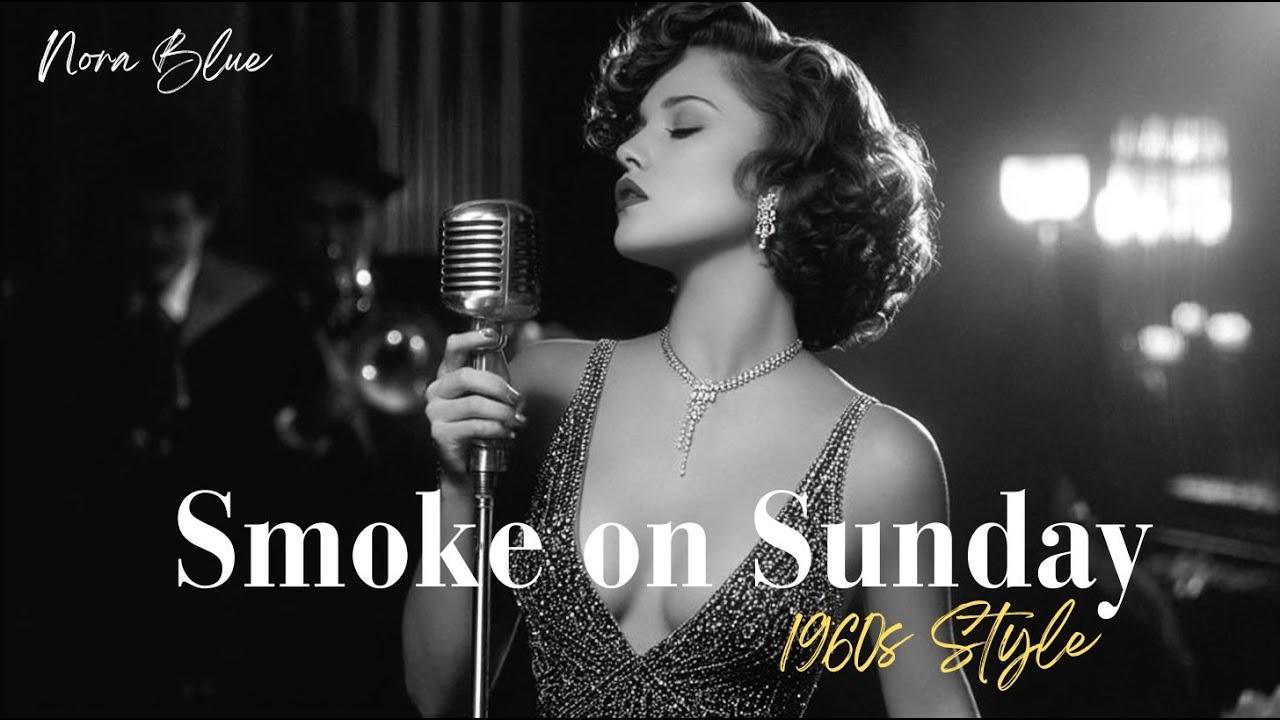 Smoke on Sunday | Smooth & Romantic 50s Soul Blues (1950s Blues Style) Enlly Blue 🎶💙