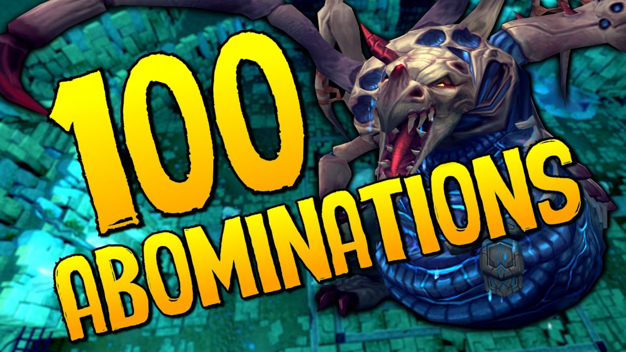 Runescape - Loot From 100 Abominations