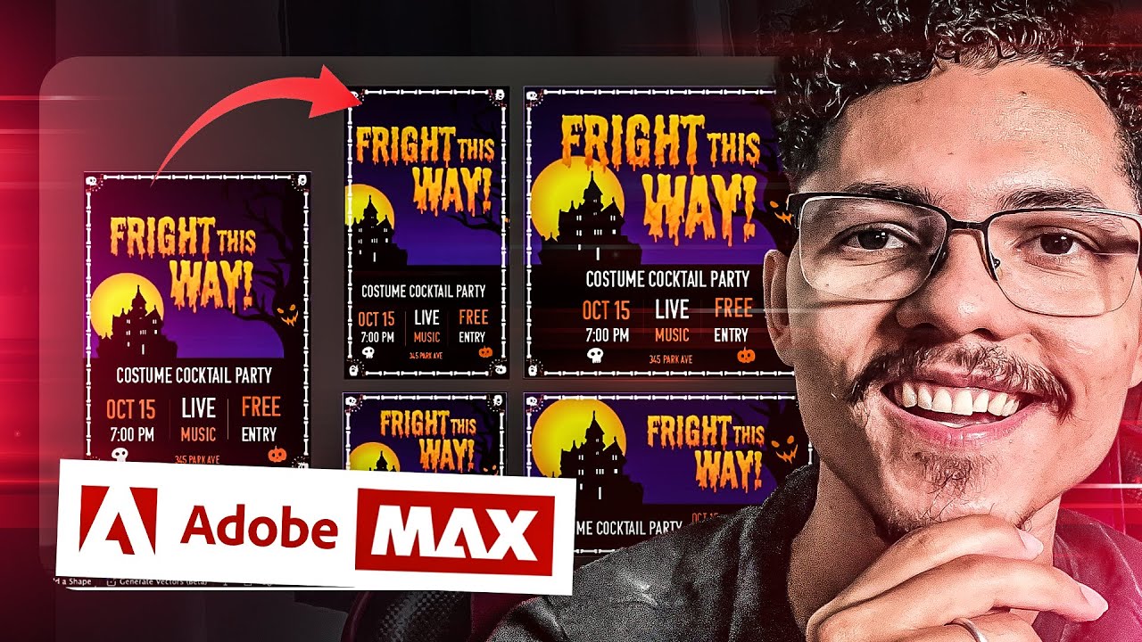 AMBIENTAÇÃO AUTOMÁTICA, REDIMENSIONAMENTO AUTOMÁTICO -atualizações  ADOBE MAX