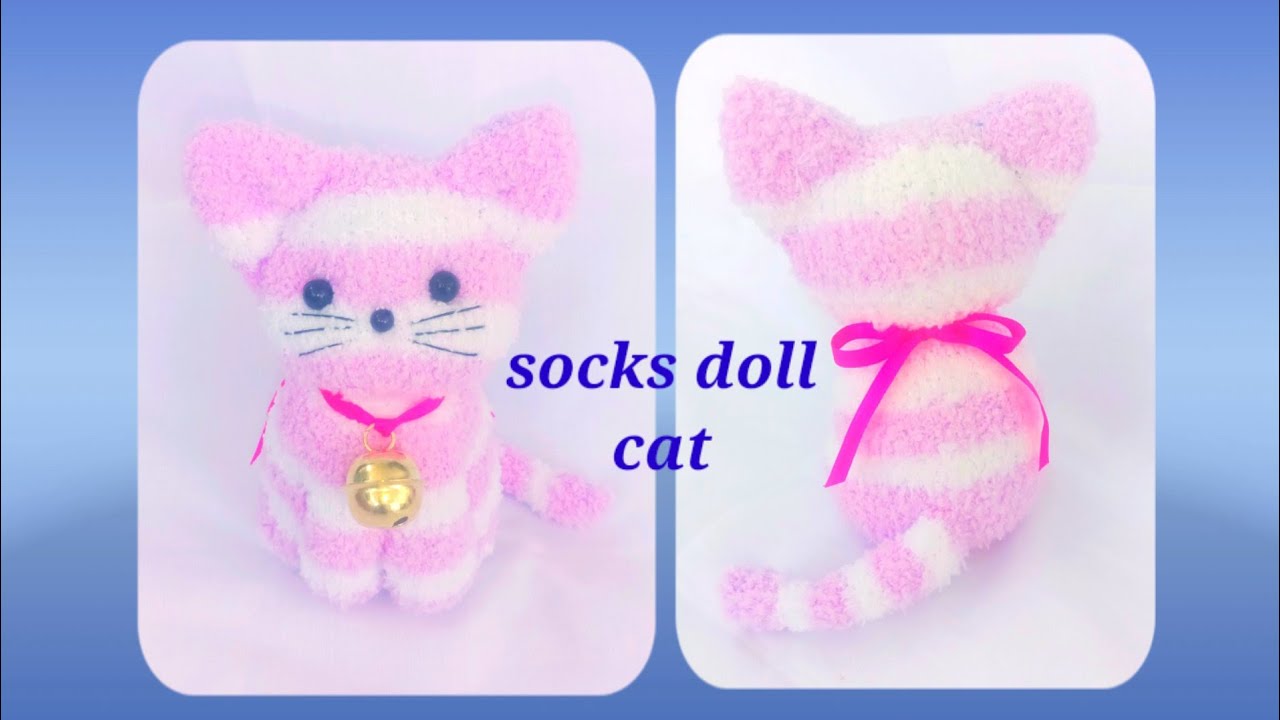 ตุ๊กตาถุงเท้าEp.47 Socks doll cat