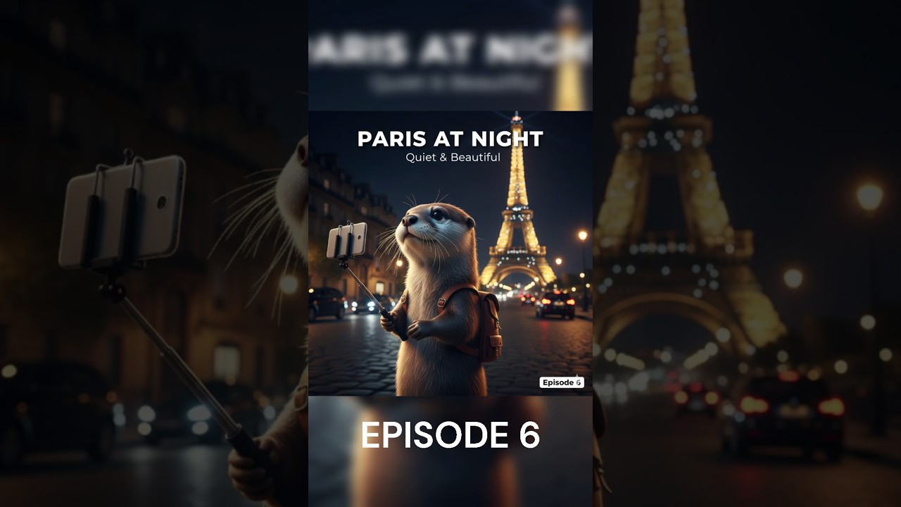 Otter Explores Paris - Night Views || Episode 6