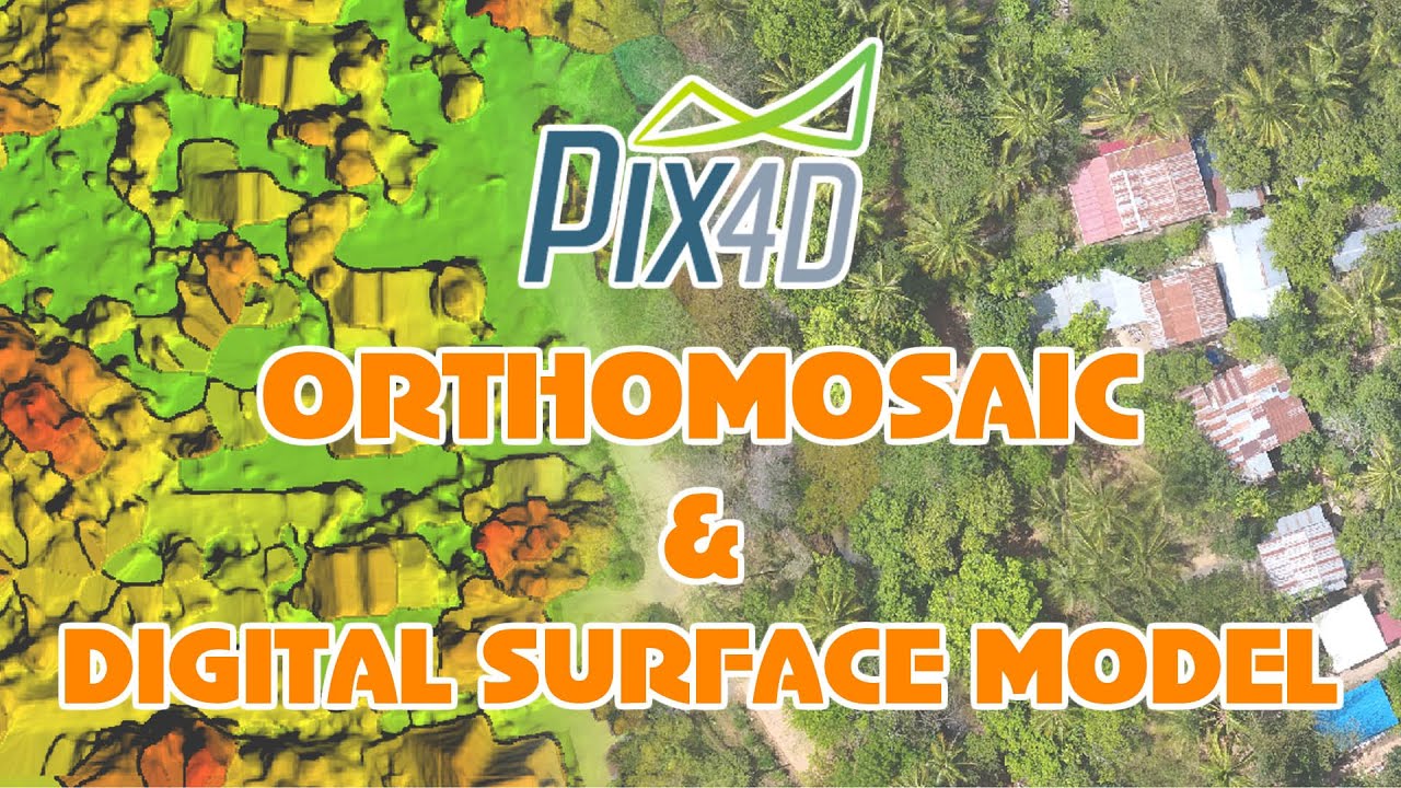 CREATE Orthophoto Mosaic and DSM with Pix4D Mapper