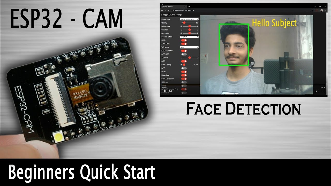 Начало работы с ESP32 CAM | Распознавание лиц