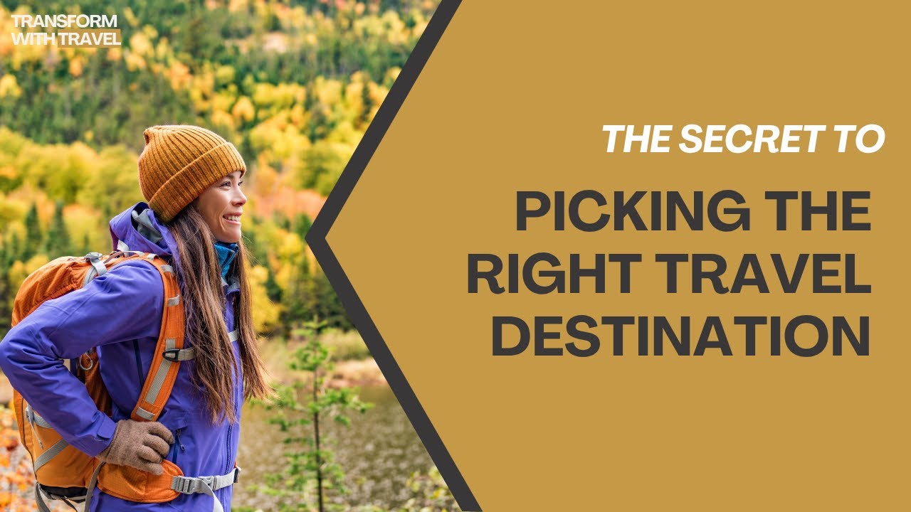 Destination with Intention: Where to Travel Based on Life Goals | Intentional Travel Series Ep 2