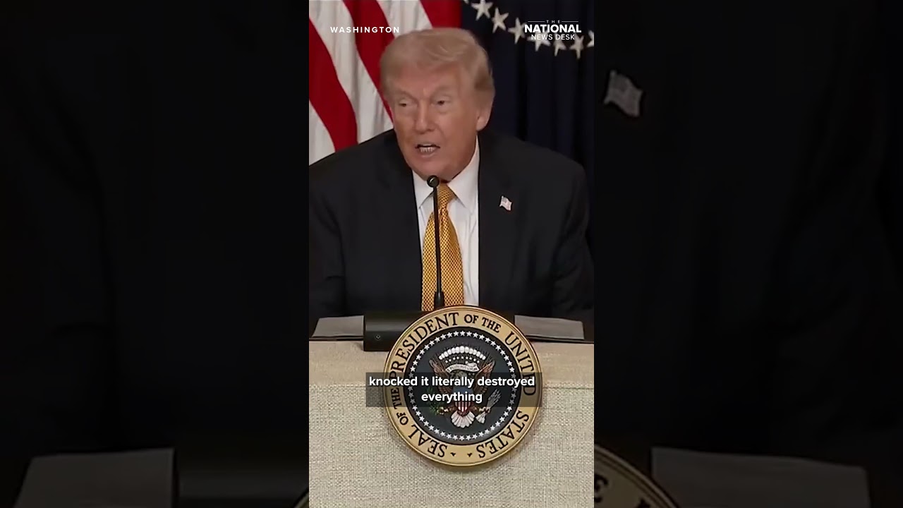Иран полностью уничтожен, &mdash; заявил Трамп, подробно описывая разрушения на острове Харг.