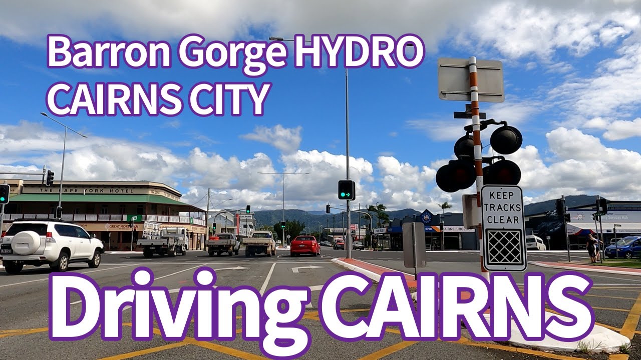 [4K] Best Driving CAIRNS Barron George HYDRO to CITY, Australia