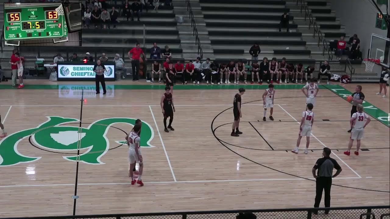 STILWELL INDIANS VS  CROSSINGS CHRISTIAN @ SEMINOLE HIGH SCHOOL @ AREA ROUND #1