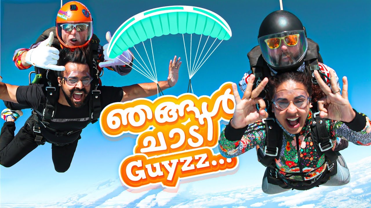 Our Crazy Experience At Skydive Dubai | Pearle Maaney | Srinish Aravind |