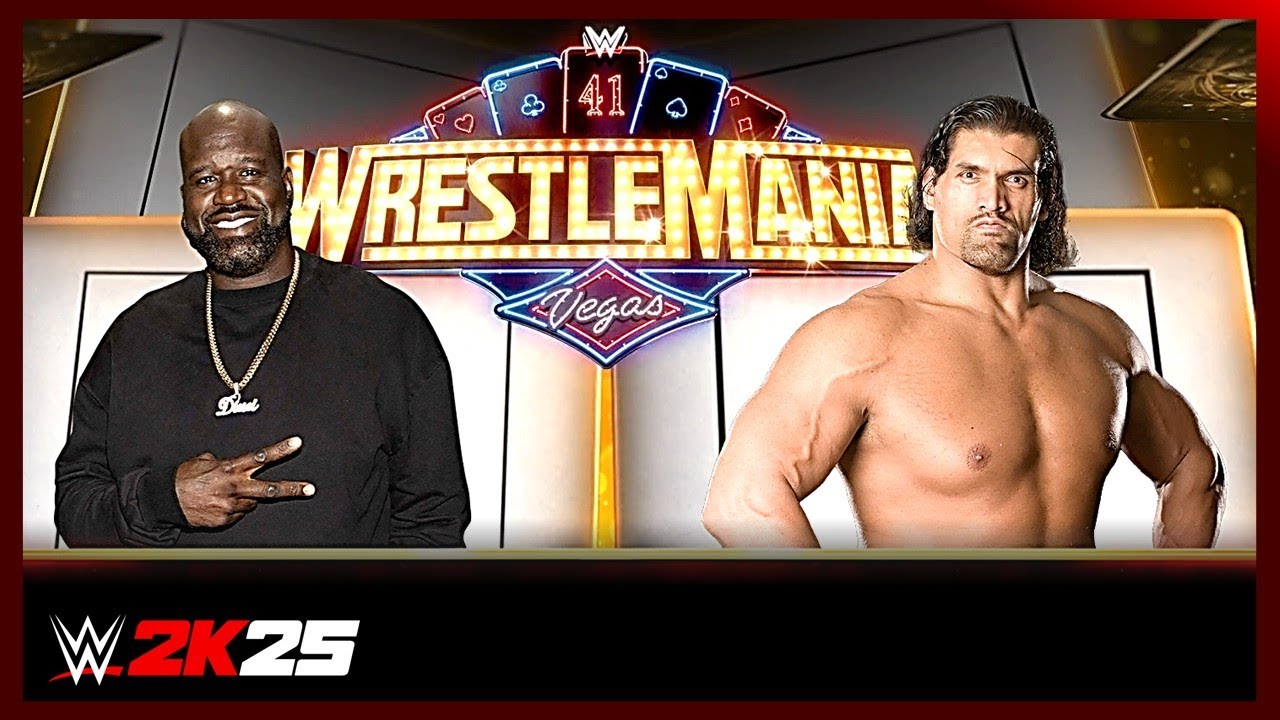 WWE 2K25 | SHAQUILLE ONEAL vs THE GREAT KHALI