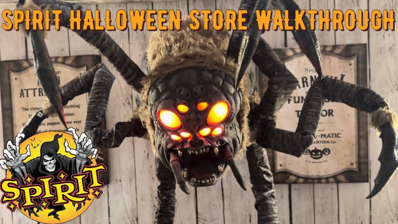 SPIRIT HALLOWEEN STORE IN ABANDONED BOWLING ALLEY! NEWLY OPENED 9/17! SILENT WALKTHROUGH (NoTalking)