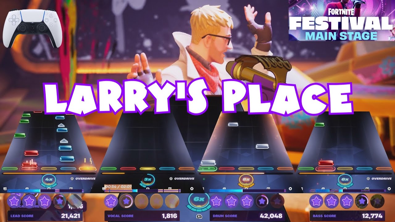Larry's Place - Fortnite Festival Expert Full Band (Controller)