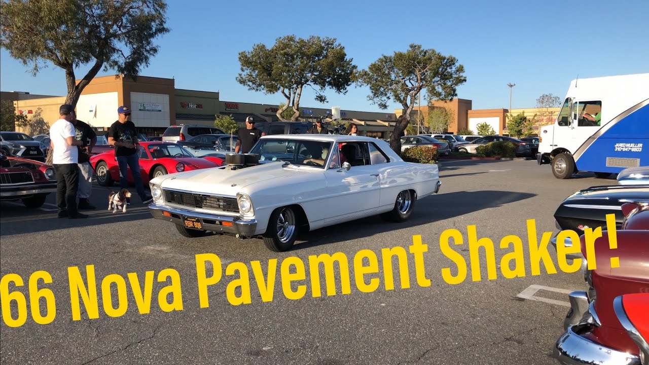 66 Chevy Nova гремит по асфальту на In-N-Out