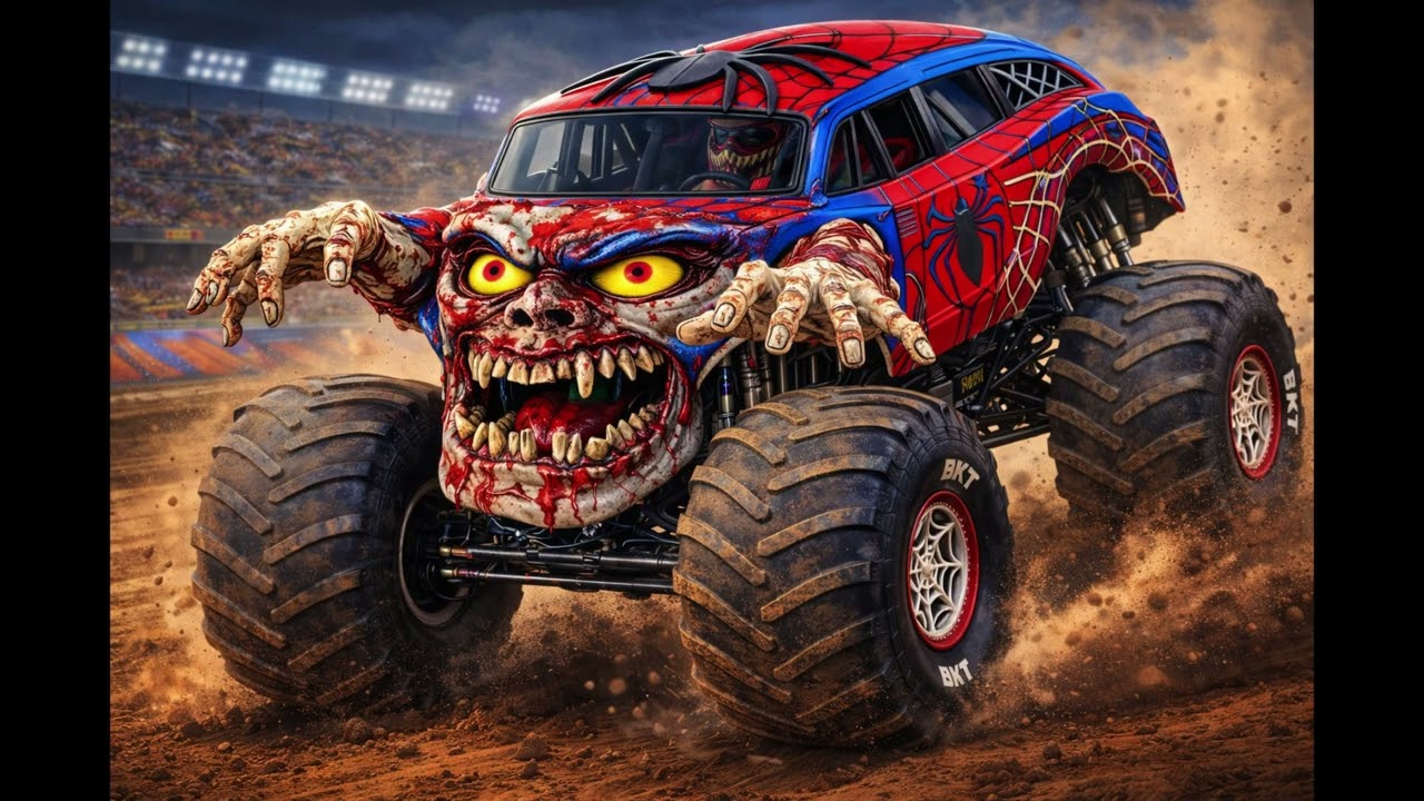 SPIDEY-ZOMBIE - MONSTER JAM TRUCK
