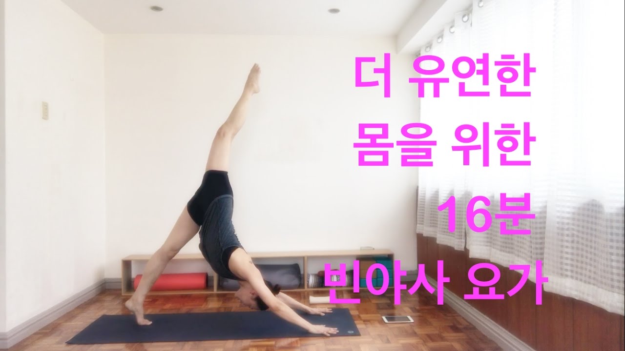 [EVA YOGA]더 유연한 몸을 위한 16분 빈야사 요가 16min vinyasa yoga for flexibility