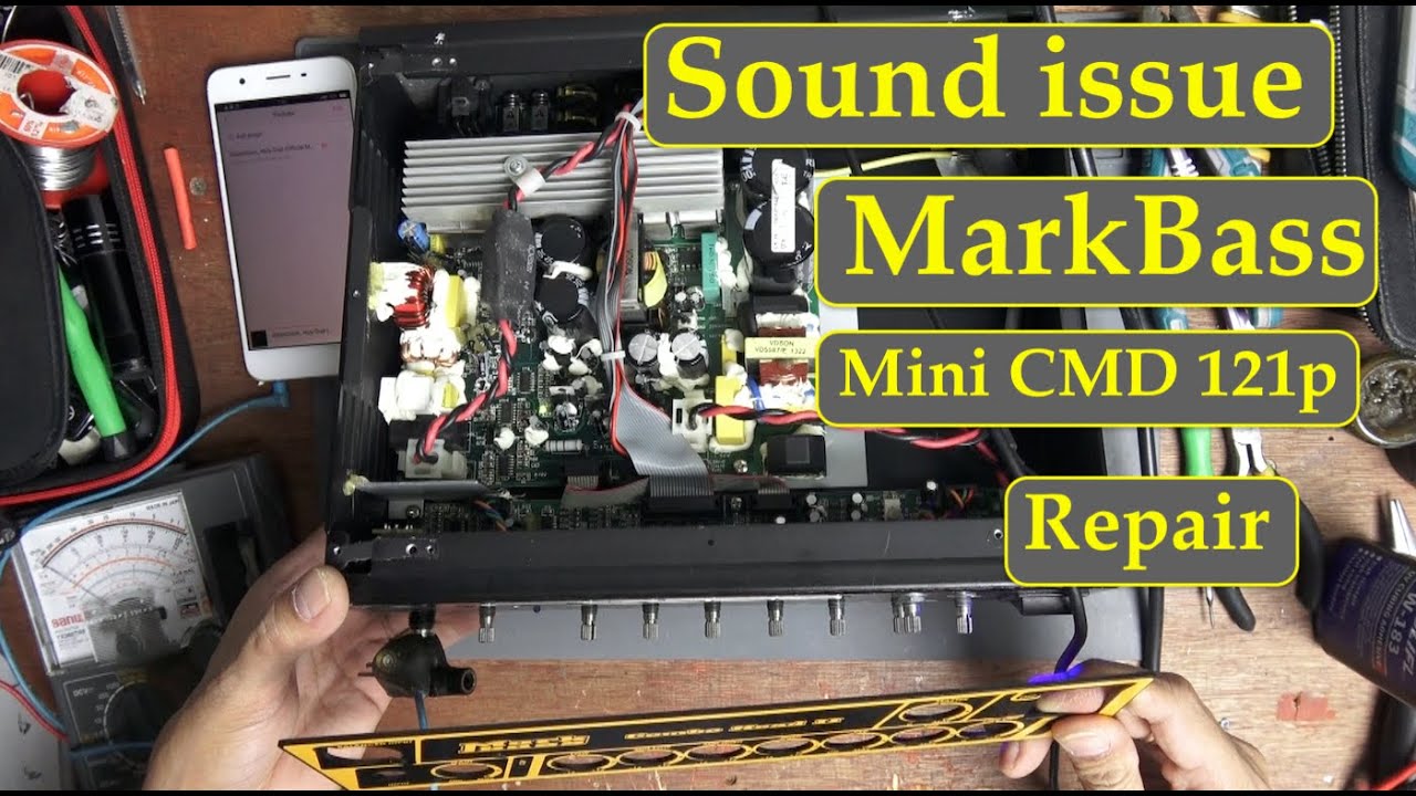 How to fix sound issue on markbass amplifier Mini CMD 121P