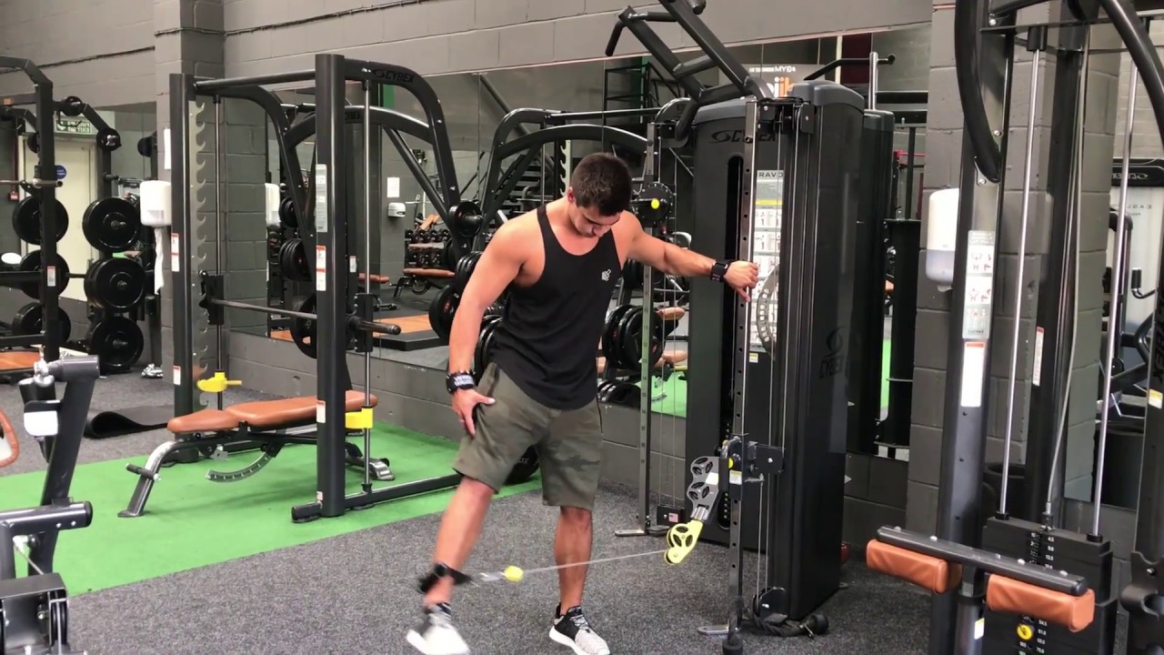 Cable Side Abduction on Cable Machine for Glutes / Booty