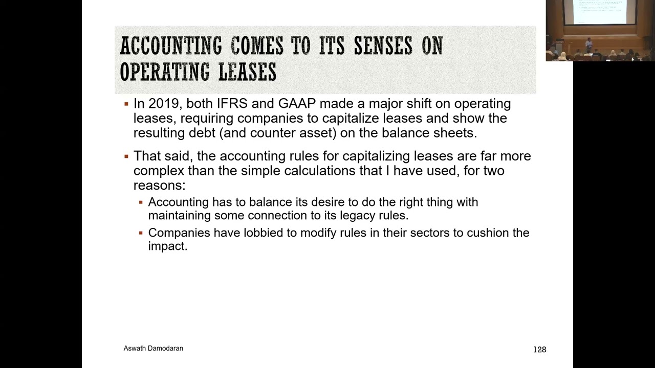 Session 9: Tax rates, Cap Ex and Working Capital