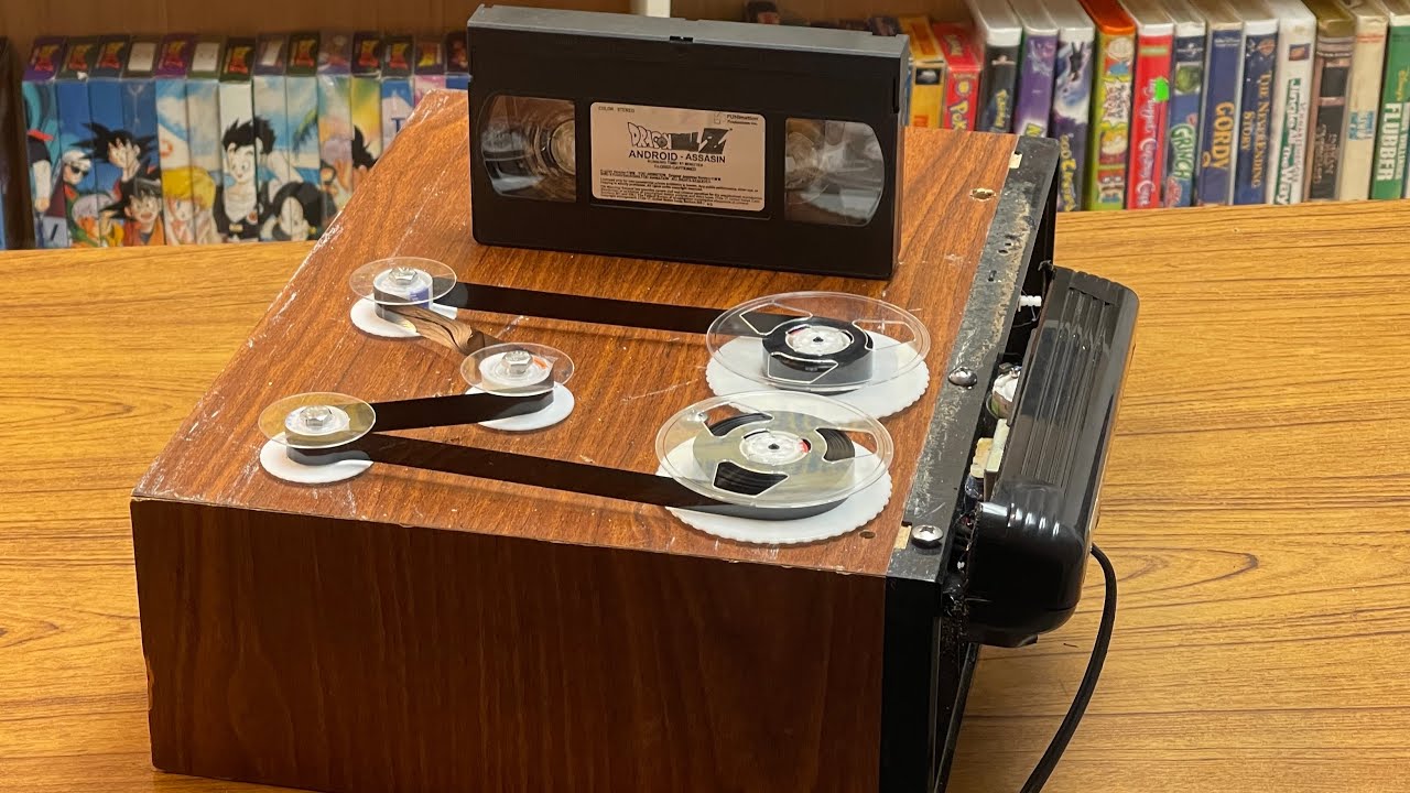 Vhs tape MOLD Cleaner *I built it from a BOX OF SCRAPS!