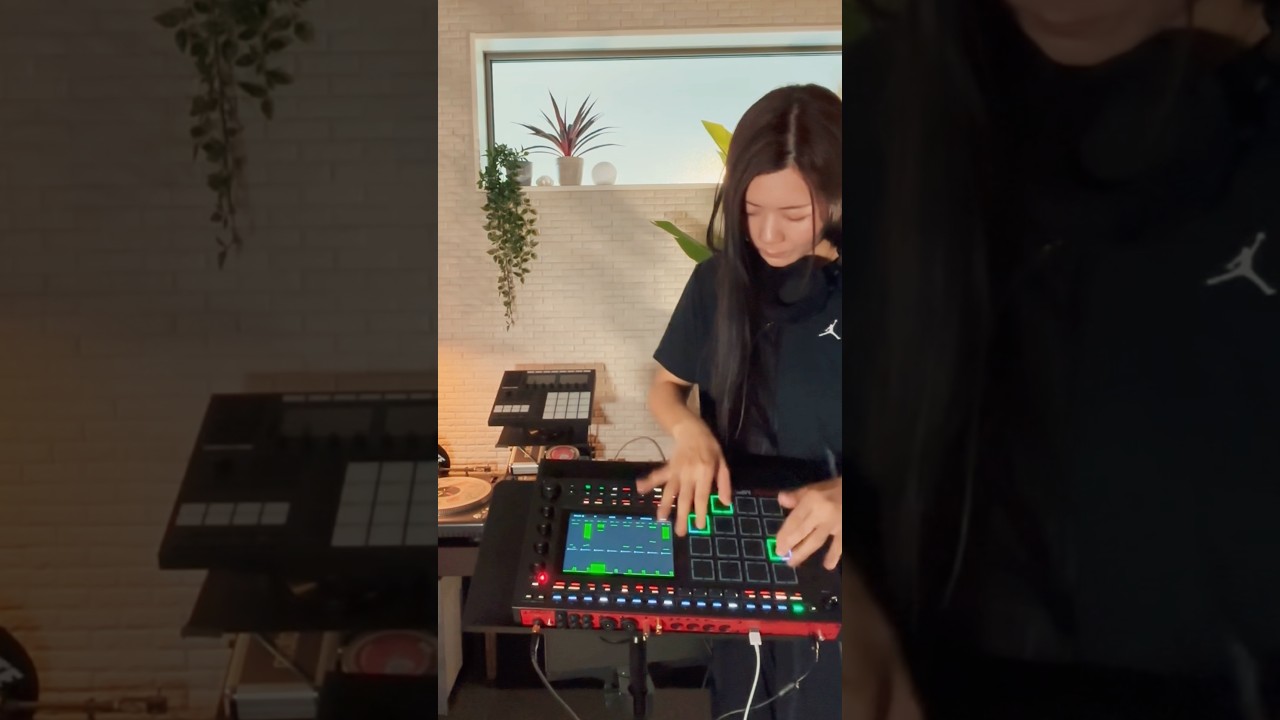 FInger drumming AKAI MPC LIVEⅢ Beatmakeing instrumental beatmaker sampling mellow lofi beat hiphop