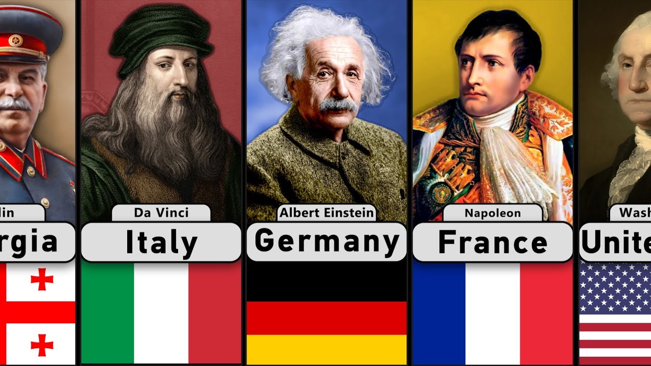 The Most Famous People from Each Country Ever | Some of Them You Won't Believe!