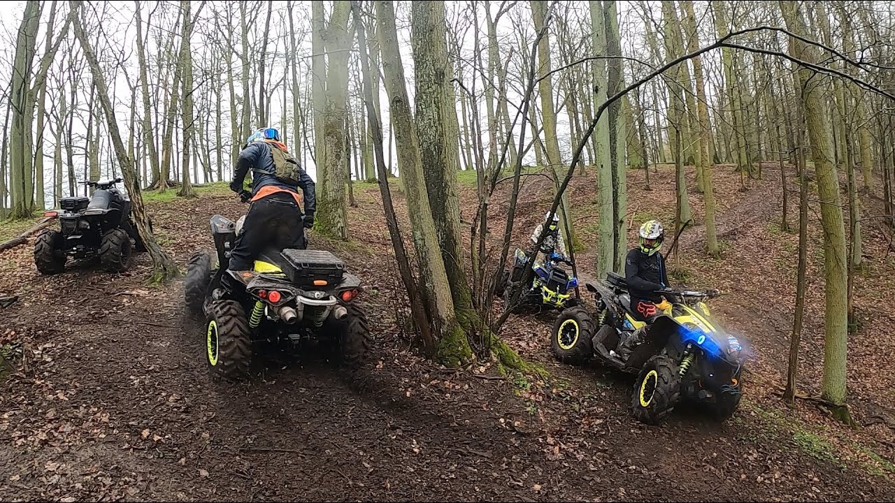 CAN AM RENEGADE 1000r💪💪 POLARIS SCRAMBLER 1000s ☝️ Outlander 1000 🤜🤛# Hills and climb😲 Deep water🤭🤭