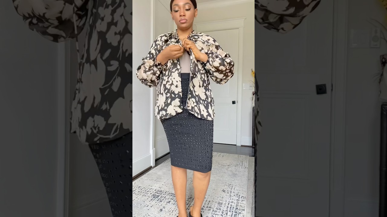 How to style a pencil skirt for church. yes or no. Shop all outfits link in bio LTK #howtodress