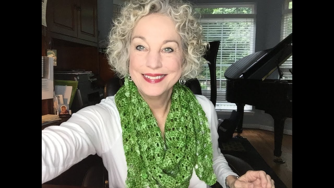 How to Make the Green Eyed Lady Scarf | On The Hook Crochet