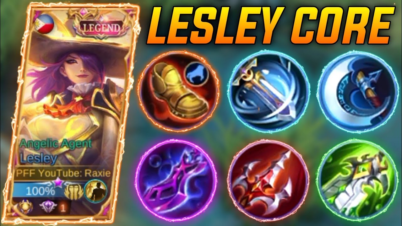 LESLEY CORE BEST BUILDS! (MUST TRY) LESLEY FREESTYLE CORE GAMEPLAY | MLBB