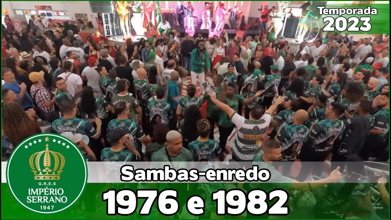 Império Serrano 1976 e 1982 | Samba ao vivo no Salgueiro Convida #SC23