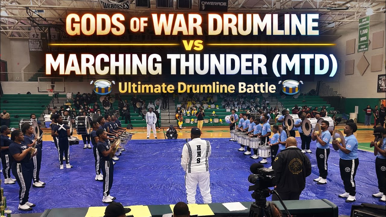 Gods of War Drumline vs Marching Thunder (MTD) 🥁 | Ultimate Drumline Battle
