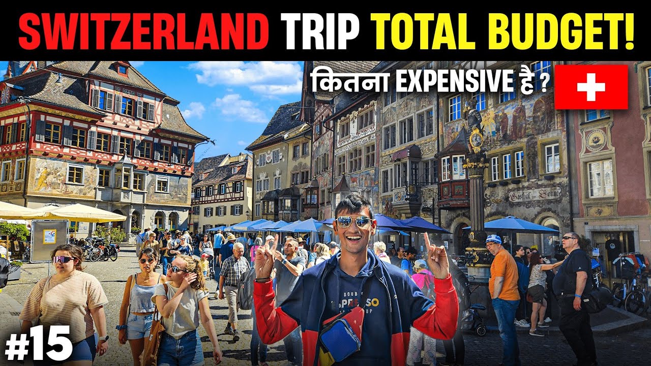 Switzerland's Most Beautiful Town & Total Budget of Switzerland Trip 🇨🇭