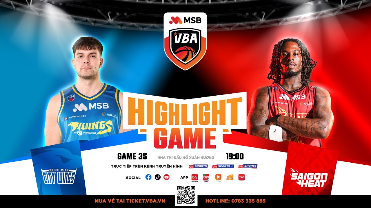Full Game Highlights | Ho Chi Minh City Wings vs Saigon Heat | 13.07 #bongroVBA #MSB #VBA #VBA2025