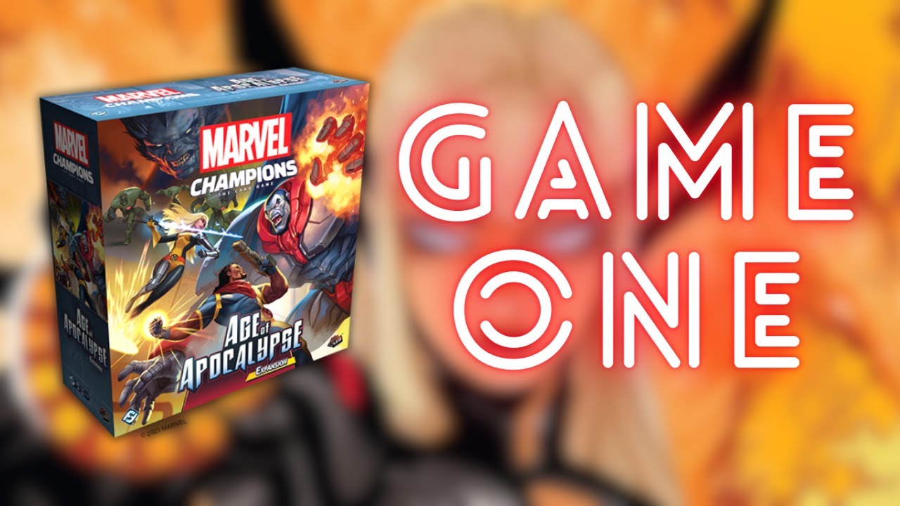 Marvel Champions: Age of Apocalypse Game 1: Magik vs Unus Live Replay