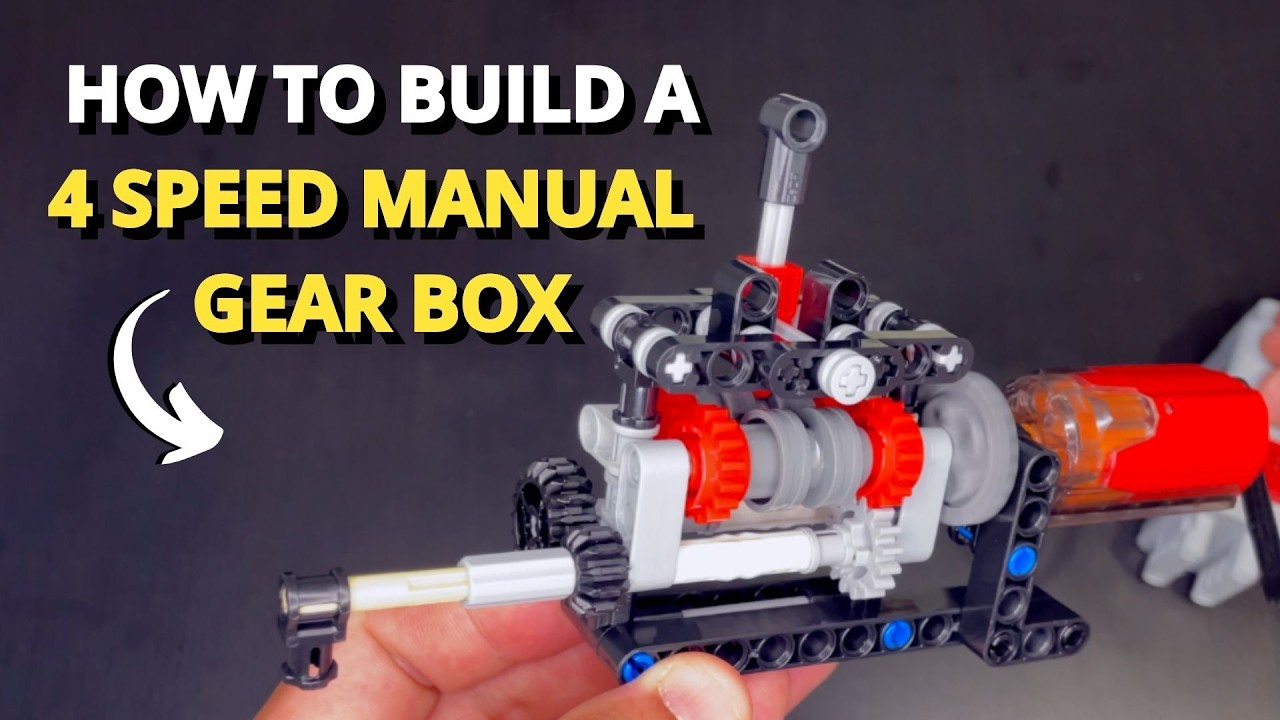 Build a LEGO Technic 4 Speed Manual Gearbox &ndash; Step by Step Tutorial