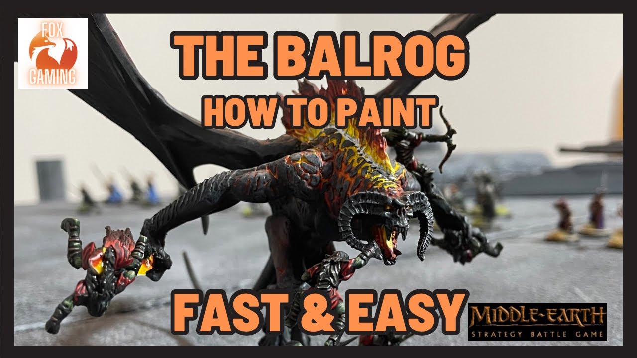 Как покрасить Балрога (быстро и легко) #mesbg #howtopaint #giantspider