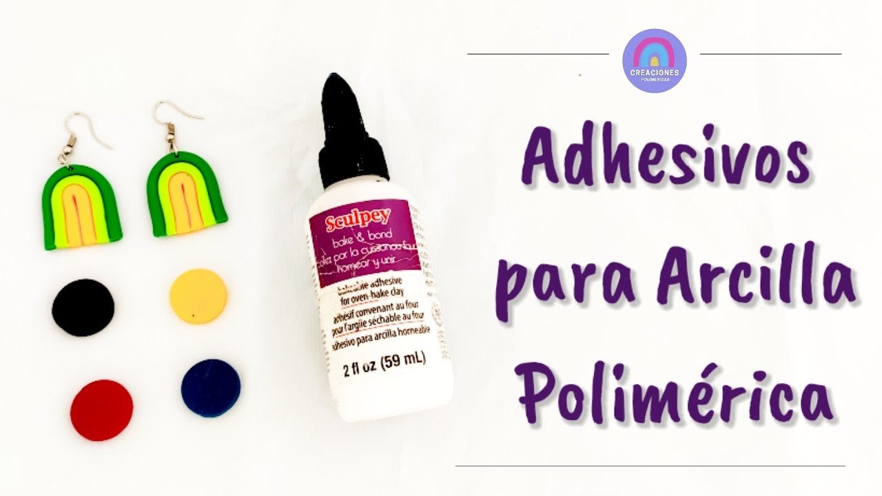¿Qué adhesivos puedo utilizar cuando trabajo con arcilla polimérica?